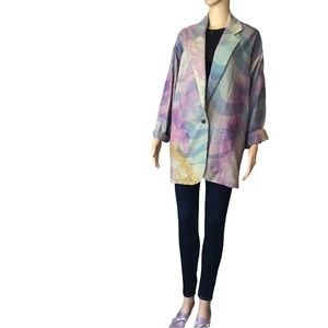 Vintage abstract blazer